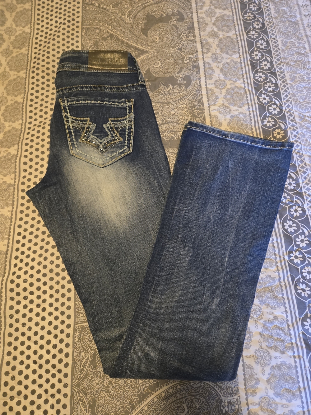 Hydraulic Women’s Baily Blue Denim Jeans Slim Boot Cut Size 5/6